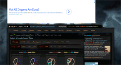 Desktop Screenshot of diablo3ladder.com